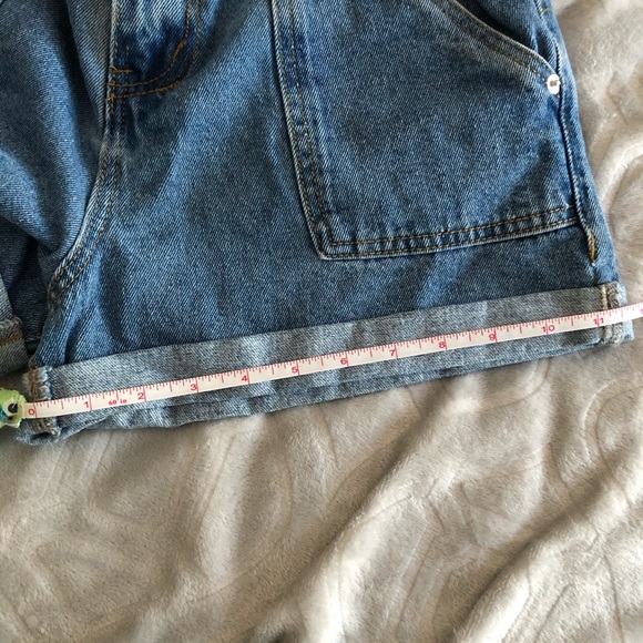 Signature 8 • Paper Bag High Waist Denim Shorts NWT - Picture 10 of 11